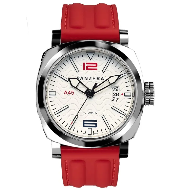 Aquamarine 45 - White Red