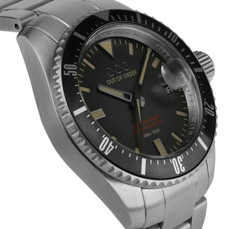AUTOMATICO QUARANTA BLACK - ULTRA BRUSHED