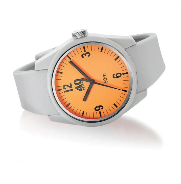 BASIC 43MM Grey-Orange