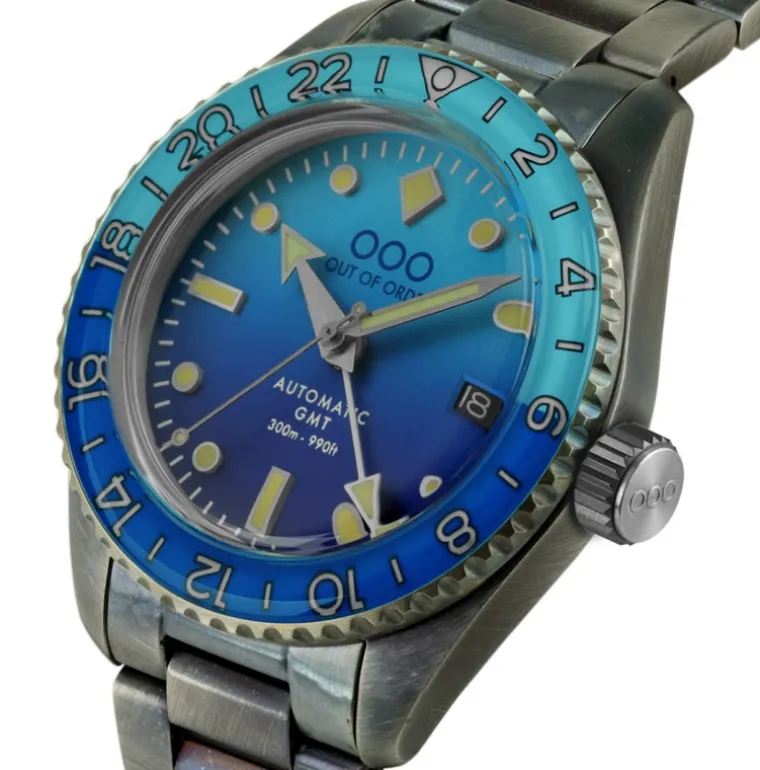 BOMBA BLU AUTOMATIC GMT - ULTRA DISTRESSED