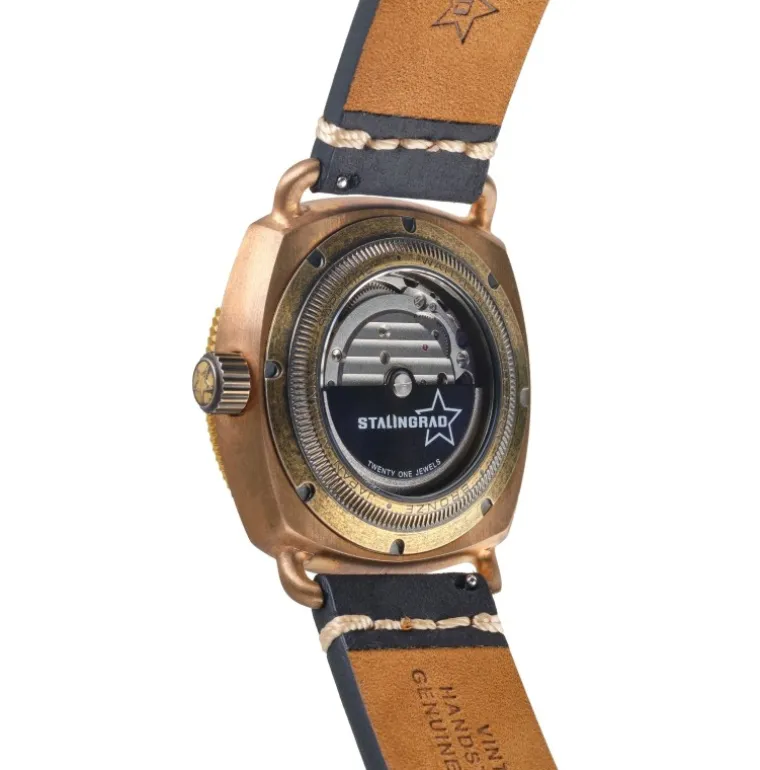 bronze_defender_m_deep_bl_2.webp Bronze Defender 200M Deep Blue Dial Black Leather Strap
