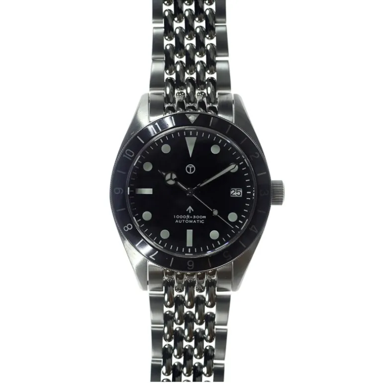 Classic 1960s Pattern Sterile Automatic Bracelet Dual Time Zone Divers