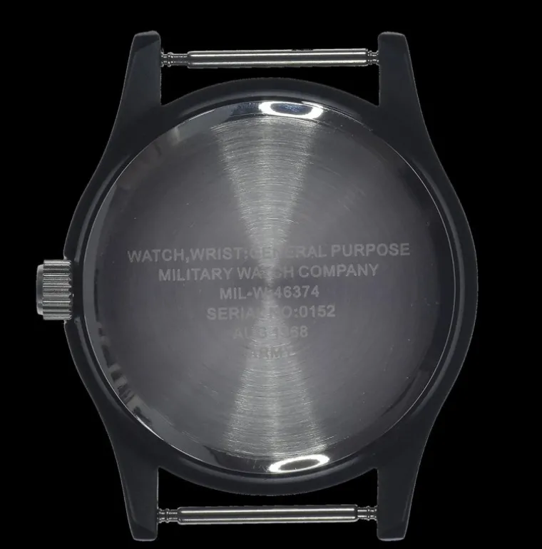 Classic 1960s/70s Pattern Matt Black Vietnam Watch (Unbranded Dial)