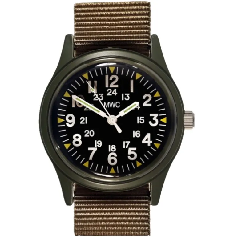 Classic 1960s/70s Pattern Olive Vietnam Watch