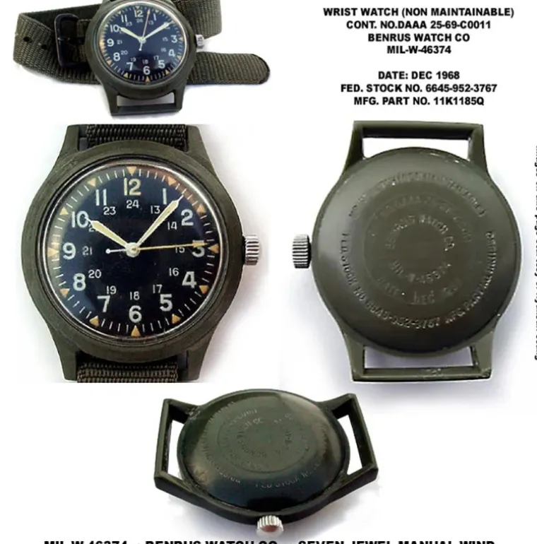 classic_ss_pattern_olive__2-1.webp Classic 1960s/70s Pattern Olive Drab Vietnam Watch