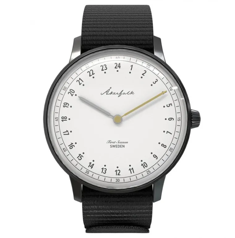 First Season Matte Black White with Black NATO