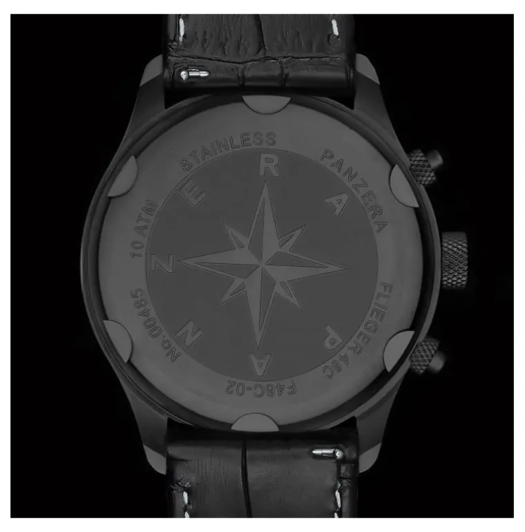 Flieger 46 Chronograph Black Blue
