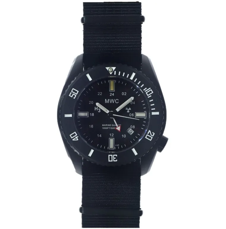 GMT PVD Submarine / Naval Crew Divers Watch 500m Tritium