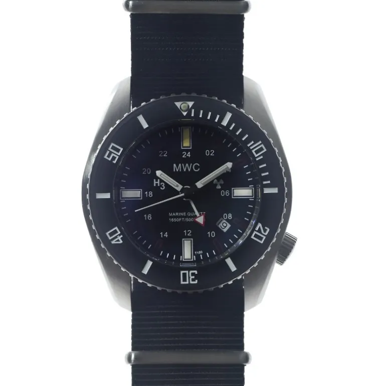 GMT Submarine / Naval Crew Divers Watch 500m Tritium