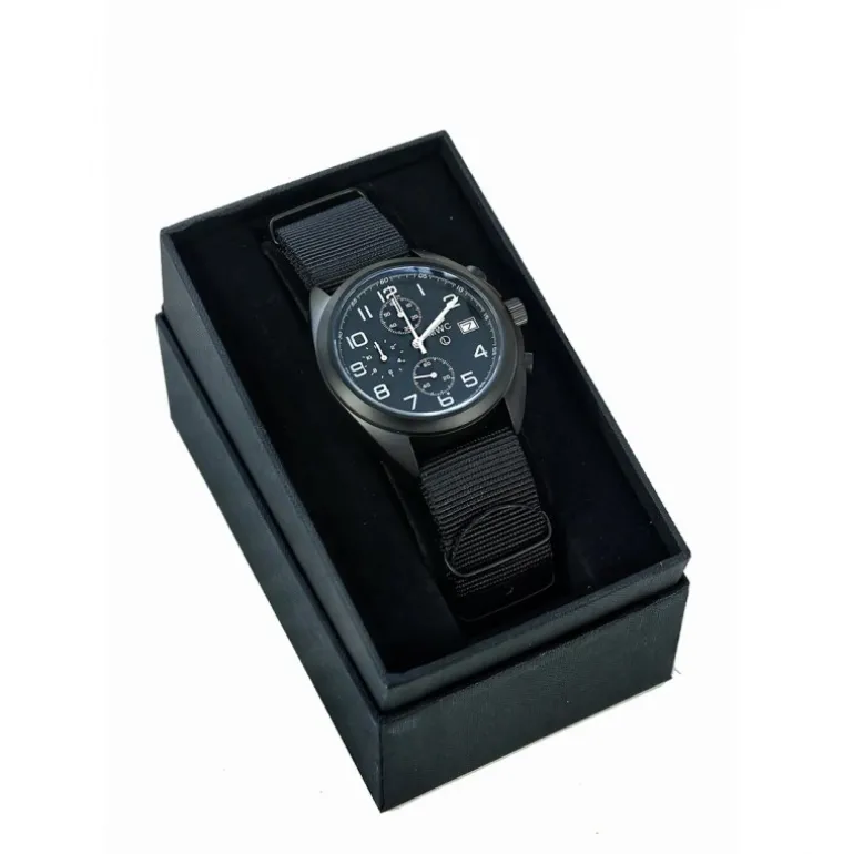 Hybrid Mechanical Quartz Black Pilot II Chronograph