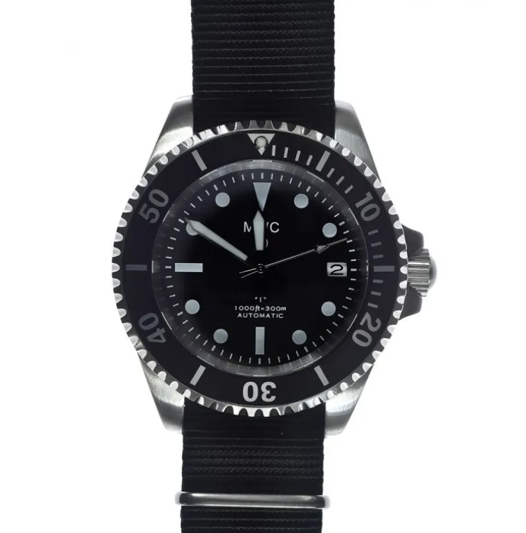 24 Jewel Gray 1982 Pattern 300m Automatic
