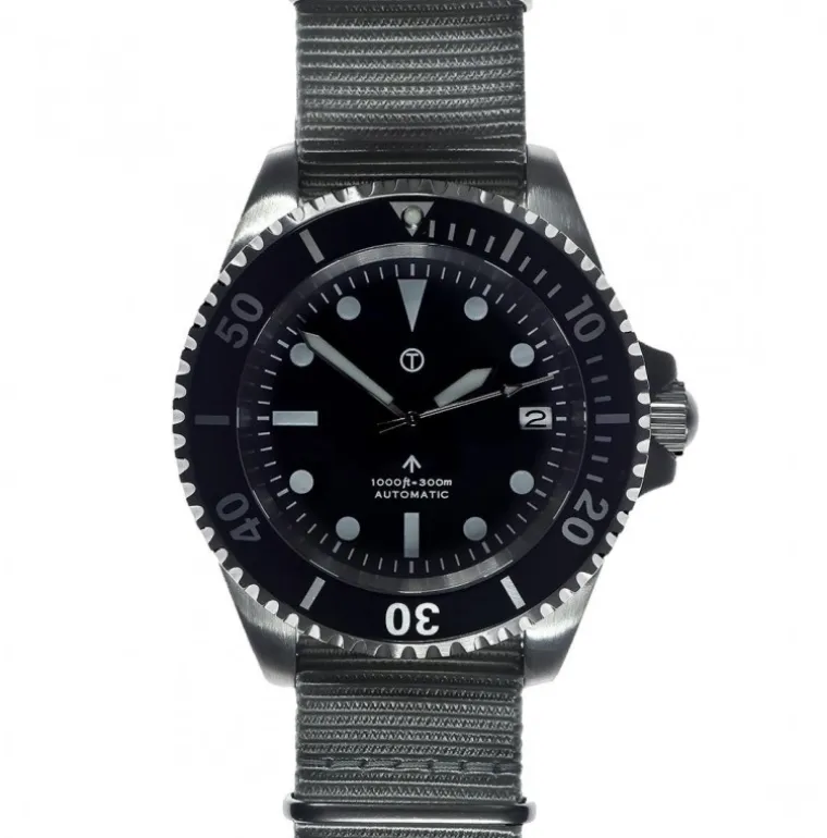 24 Jewel Gray Sterile 1982 Pattern 300m Automatic