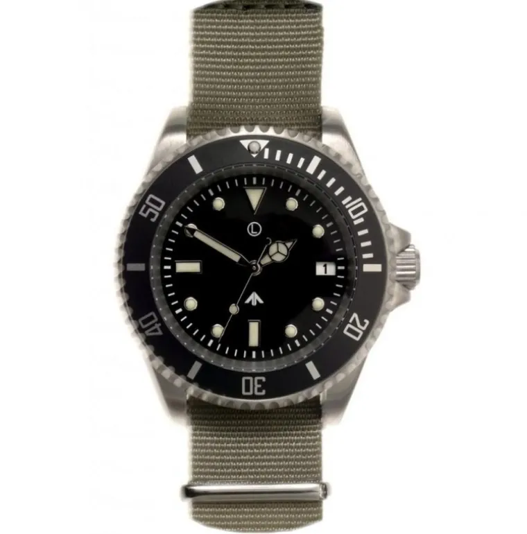 300m / 1000ft Steel Swiss Quartz Military Divers Watch (Unbranded)