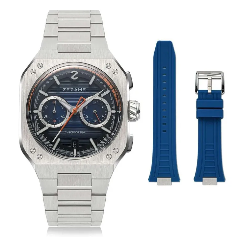night_hawk_chronograph_bl_2.webp Night Hawk Chronograph Blue Dial with Steel Grey Case 40.5mm