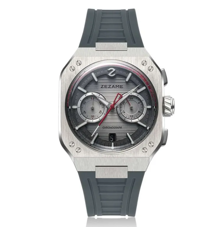 Night Hawk Chronograph Gray Dial with Steel Grey Case 40.5mm