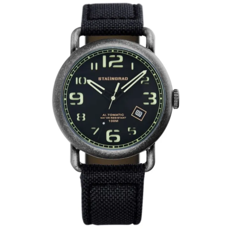 Rodim Black Sandwich Dial Black Cordura Strap