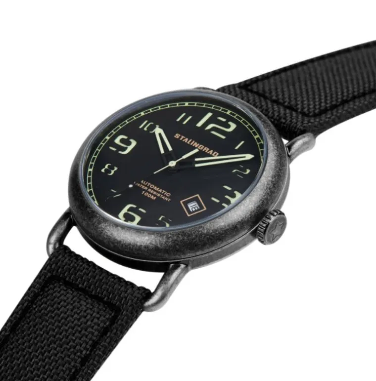 Rodim Black Sandwich Dial Black Cordura Strap