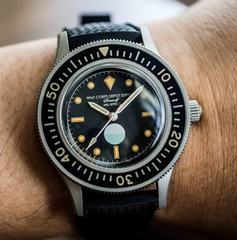 seawolf__milspec_i__aged__0.webp Seawolf – Milspec I / Aged Edition / Rubber Strap + Nato Strap Set