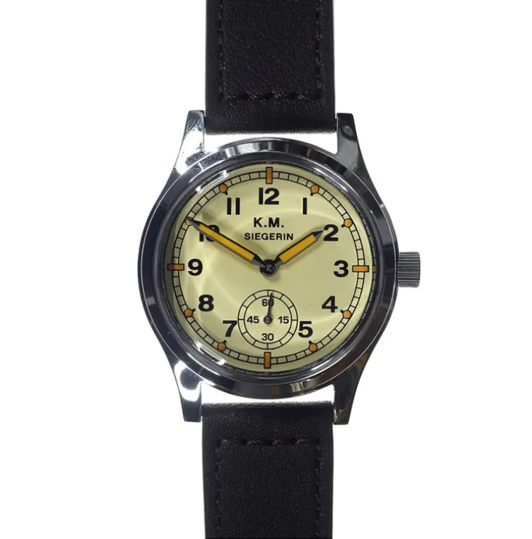 Selza Kriegsmarine (German Navy) WW2 Pattern Watch Automatic Yellow
