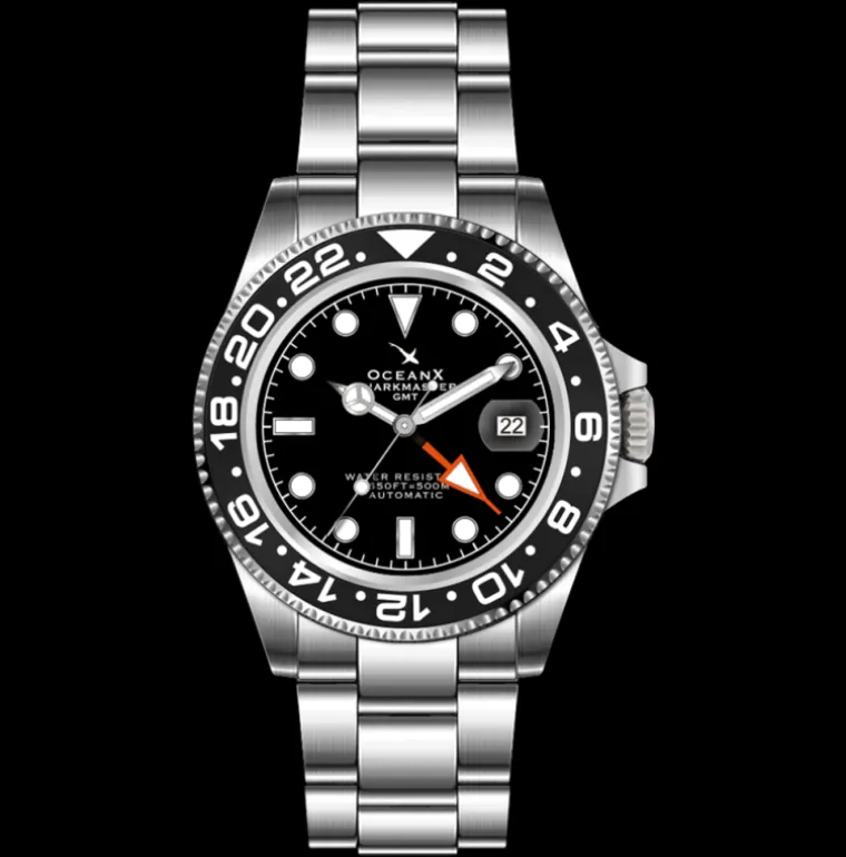 SHARKMASTER GMT AUTOMATIC BLACK