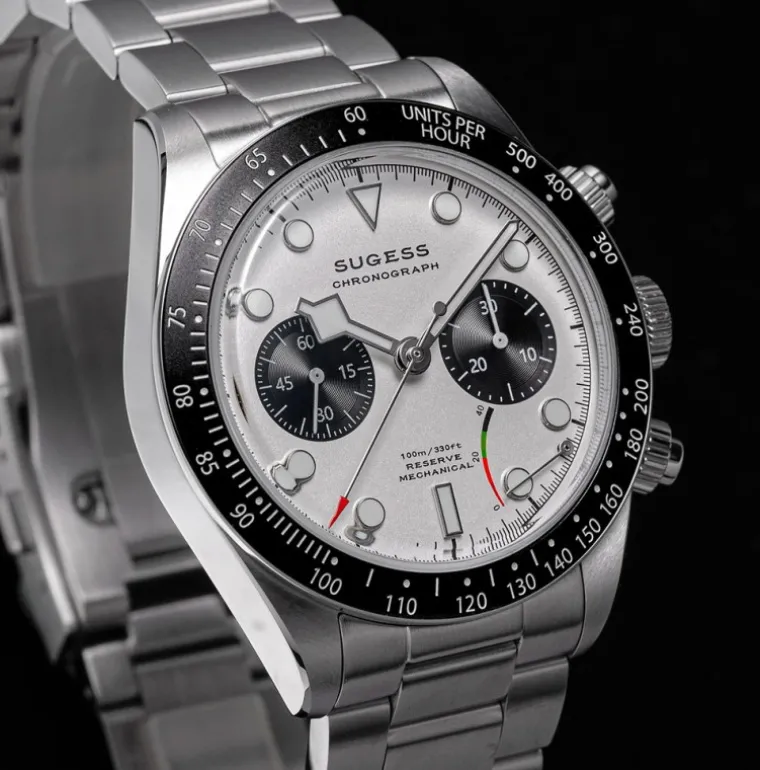 Sugess S457 BB Panda Manual Chronograph