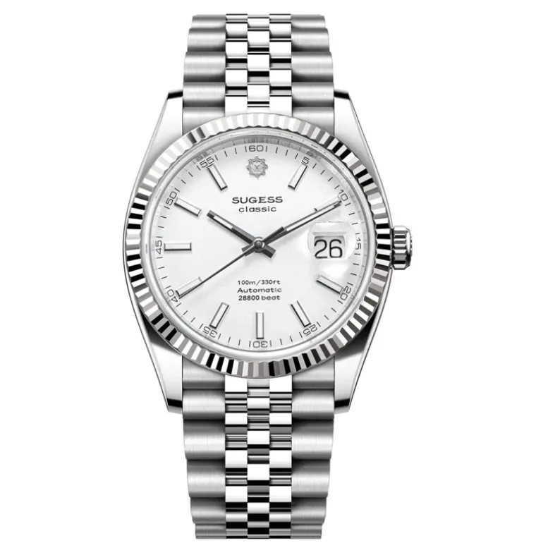 SUGESS S448 Classic Dress Watch White