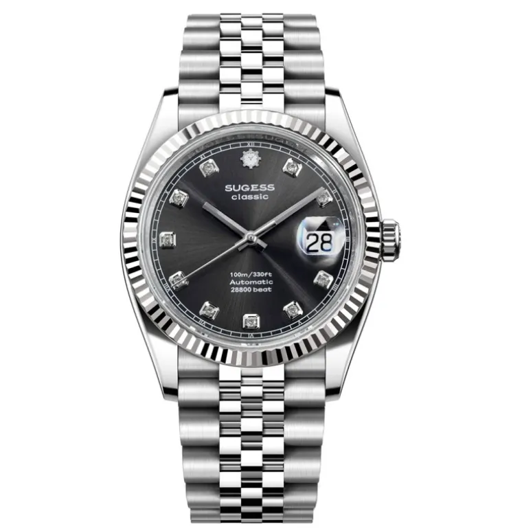SUGESS S448 Classic Dress Watch Black
