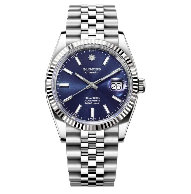 SUGESS S448 Classic Dress Watch Blue