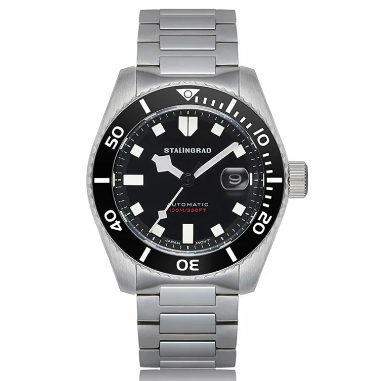 Volga Defender Black Dial 316L BRACELET