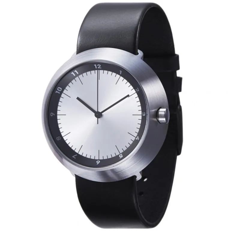 Fuji Silver Black Leather