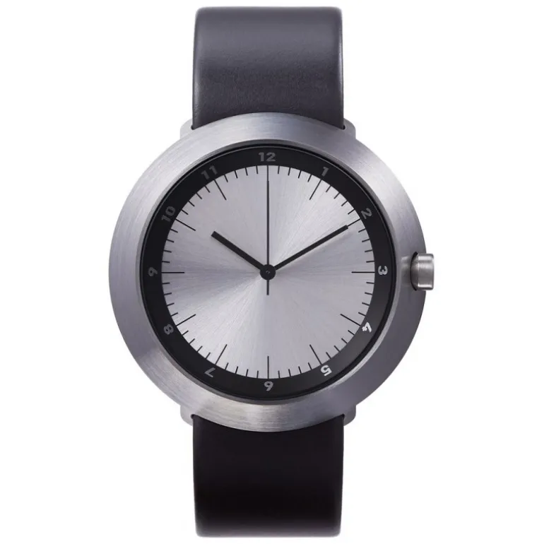 Fuji Silver Black Leather