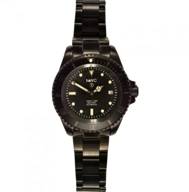 24 Jewel 300m Auto Submariner on PVD Bracelet (Branded)
