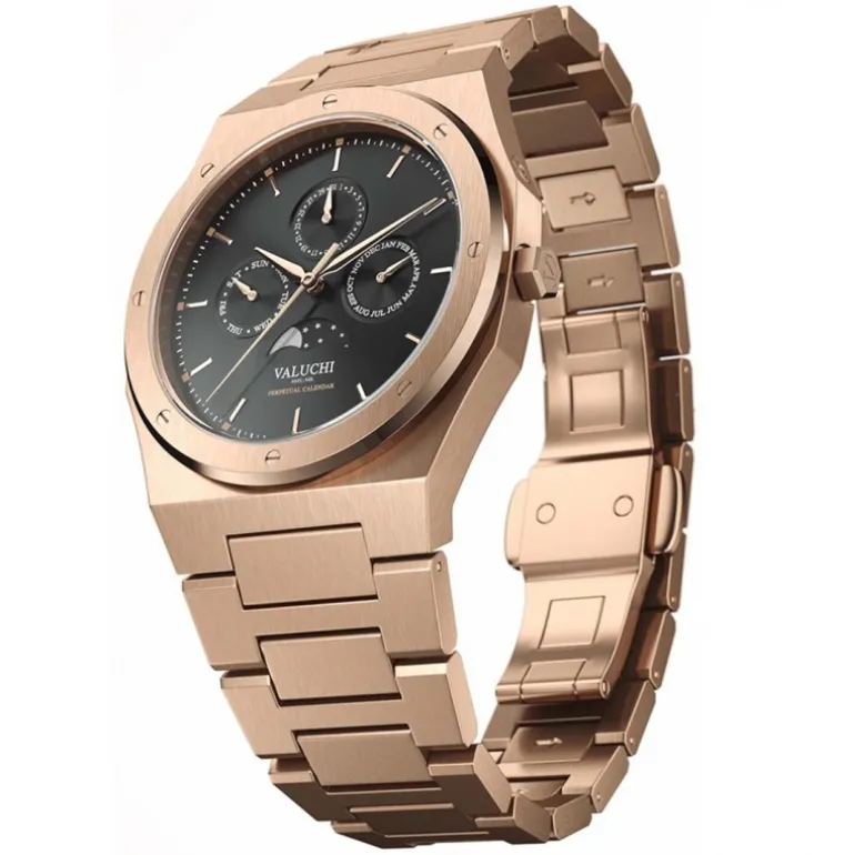 Lunar Calendar Automatic - Rose Gold Black (Lancette scolorite)