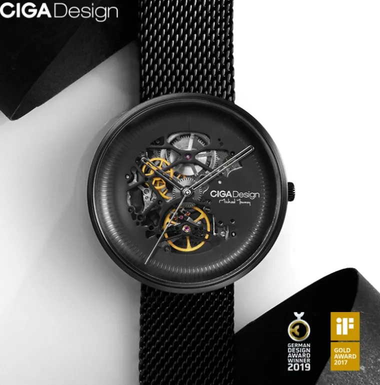Michael Young Series Automatic Skeleton Black