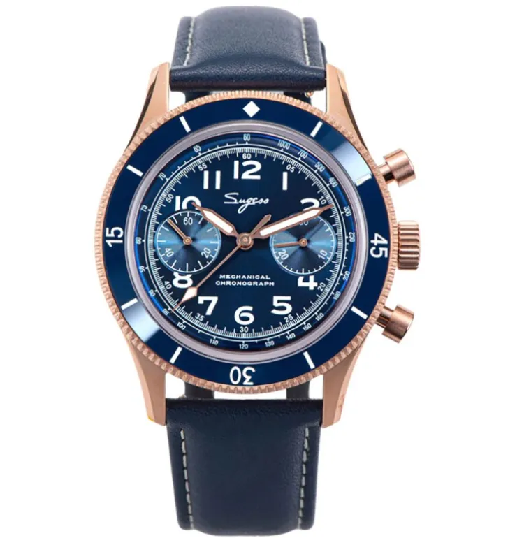 Sugess Chrono Heritage 423 Rose Gold