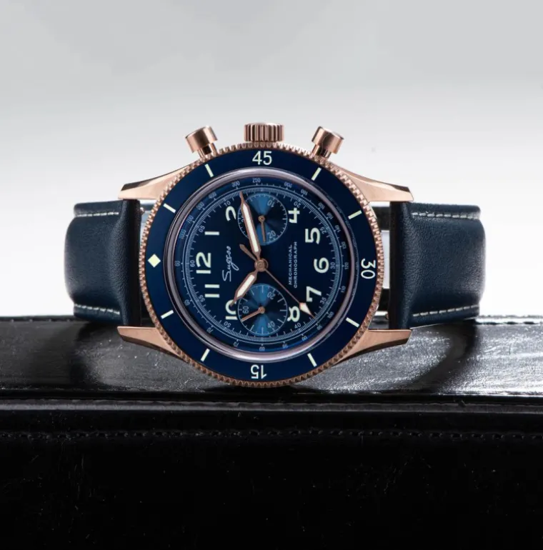Sugess Chrono Heritage 423 Rose Gold