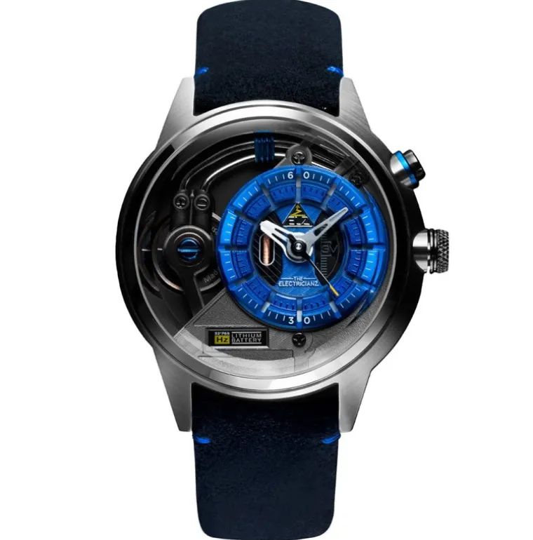 THE STONE Z BLUE LEATHER