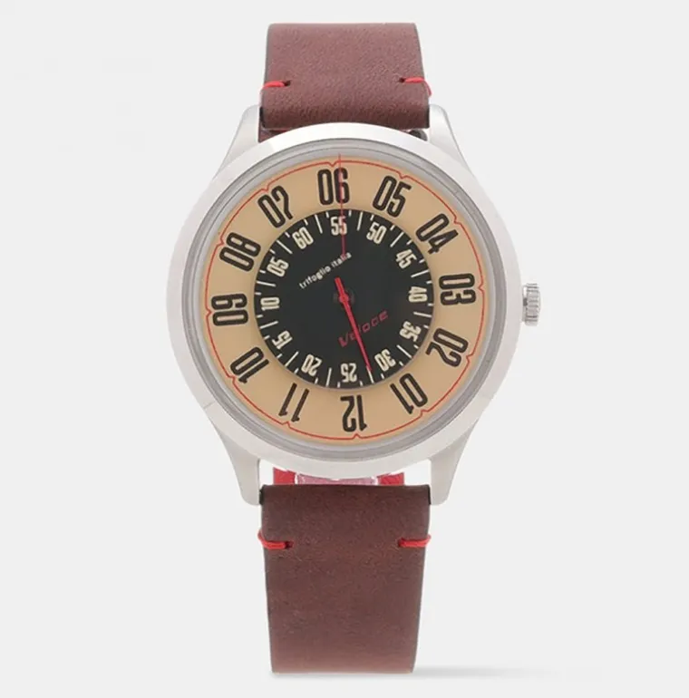 Veloce Amber Brown Vintage