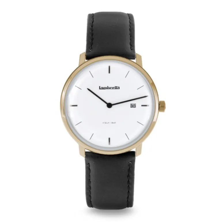 Volta 39 Leather Gold White Black