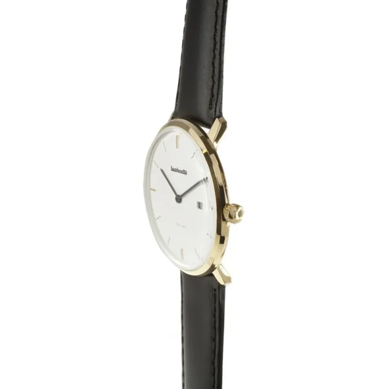 Volta 39 Leather Gold White Black