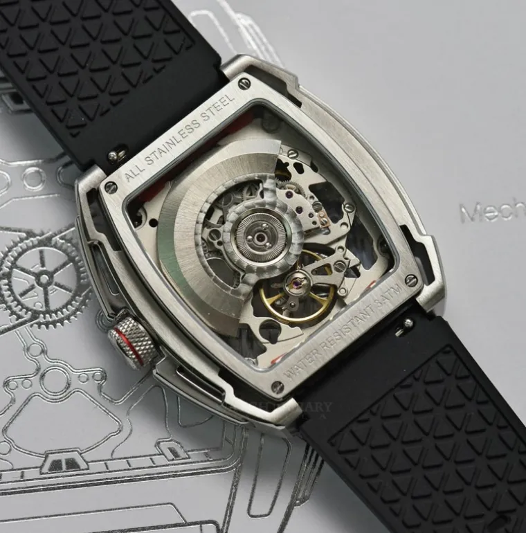 Z Series Automatic Edge Exploration Silver Red